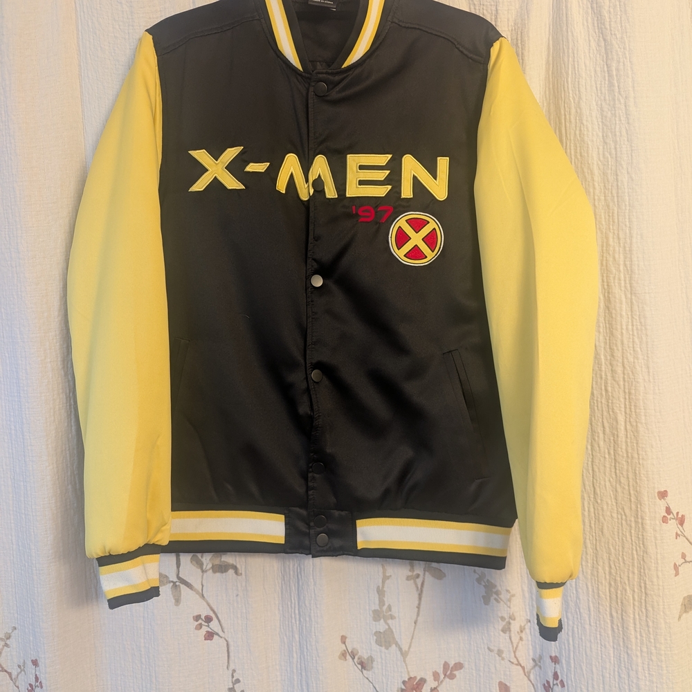 X-Men Black and Yellow Varsity Jacket